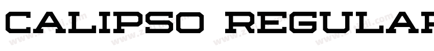 Calipso Regular字体转换